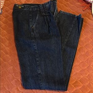 Vintage High Rise Women's Rocky Mountain Jeans in Dark Blue size 3